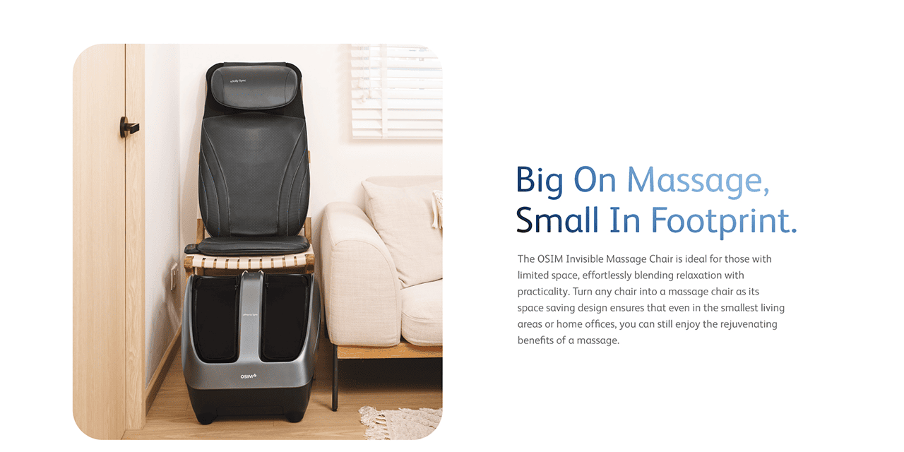 Big On Massage, Small In Footprint.