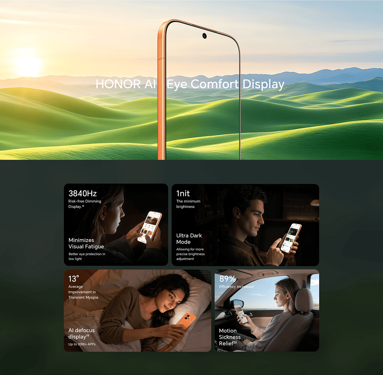 HONOR AI Eye Comfort Display