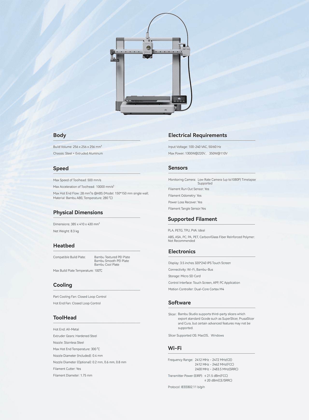Specifications
