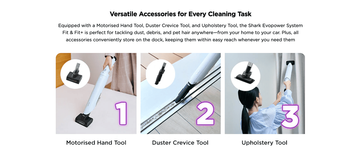 Versatile Accessories for Every Cleaning Task