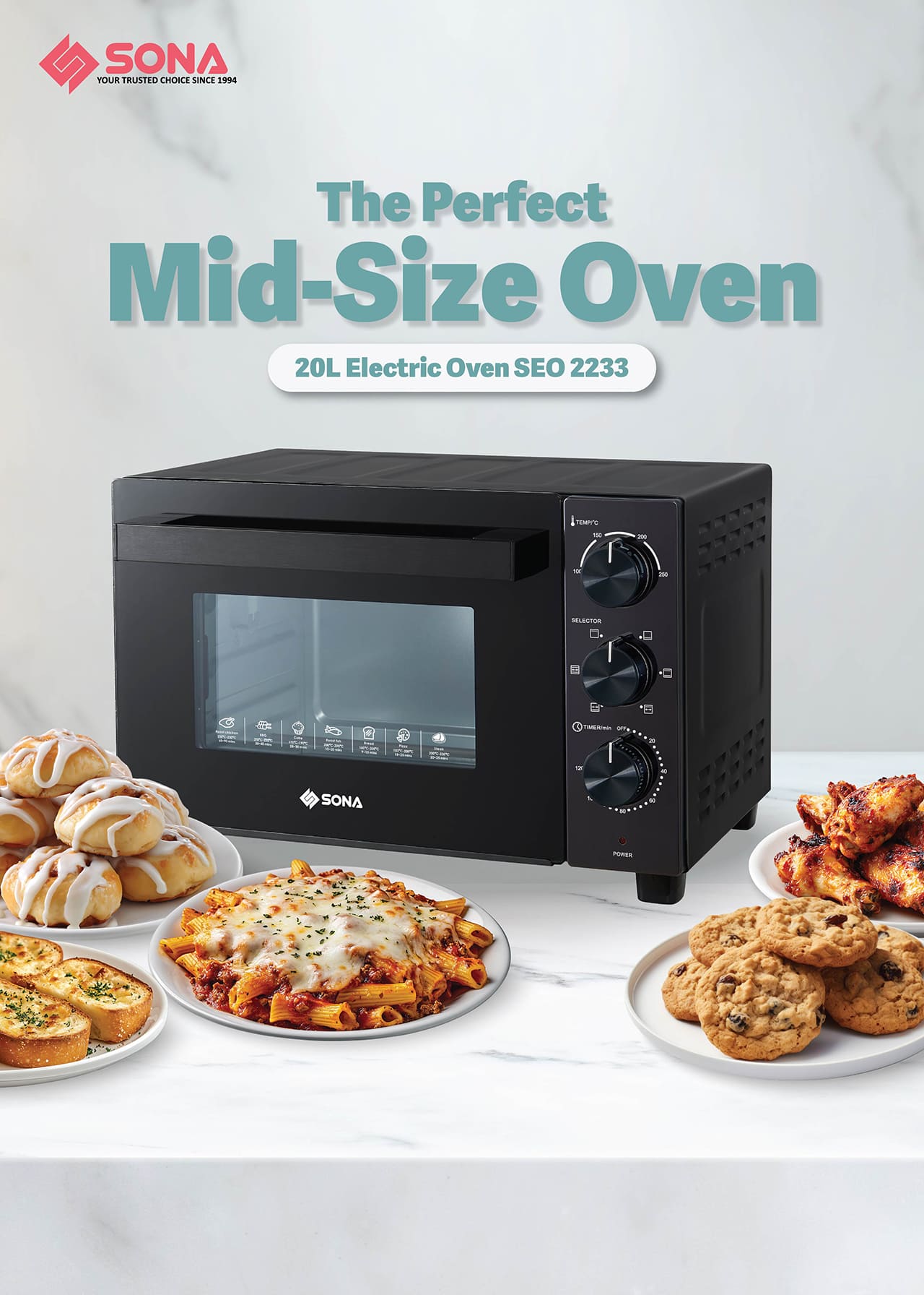 20L Electric Oven SEO 2233