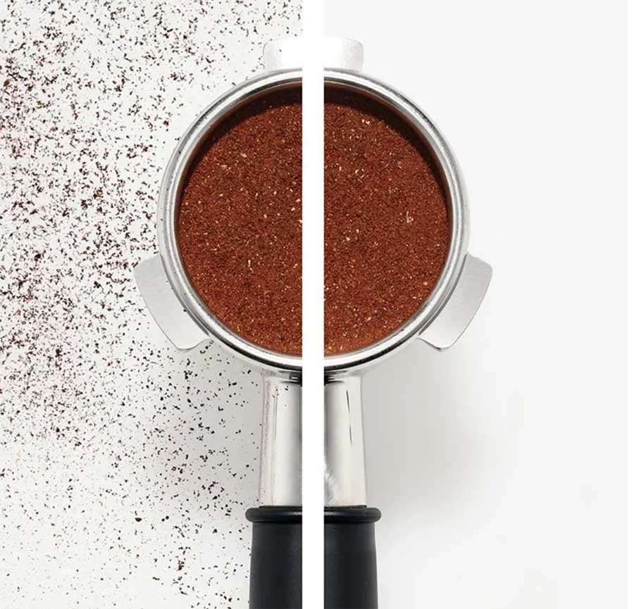 Integrated ZERO STATIC™ Grinder