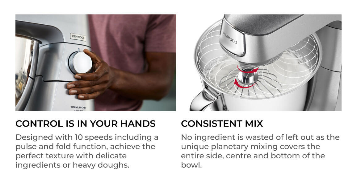 Control is in your hands & Consistent Mix