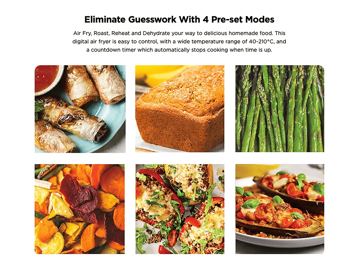 Eliminate Guesswork With 4 Pre-set Modes