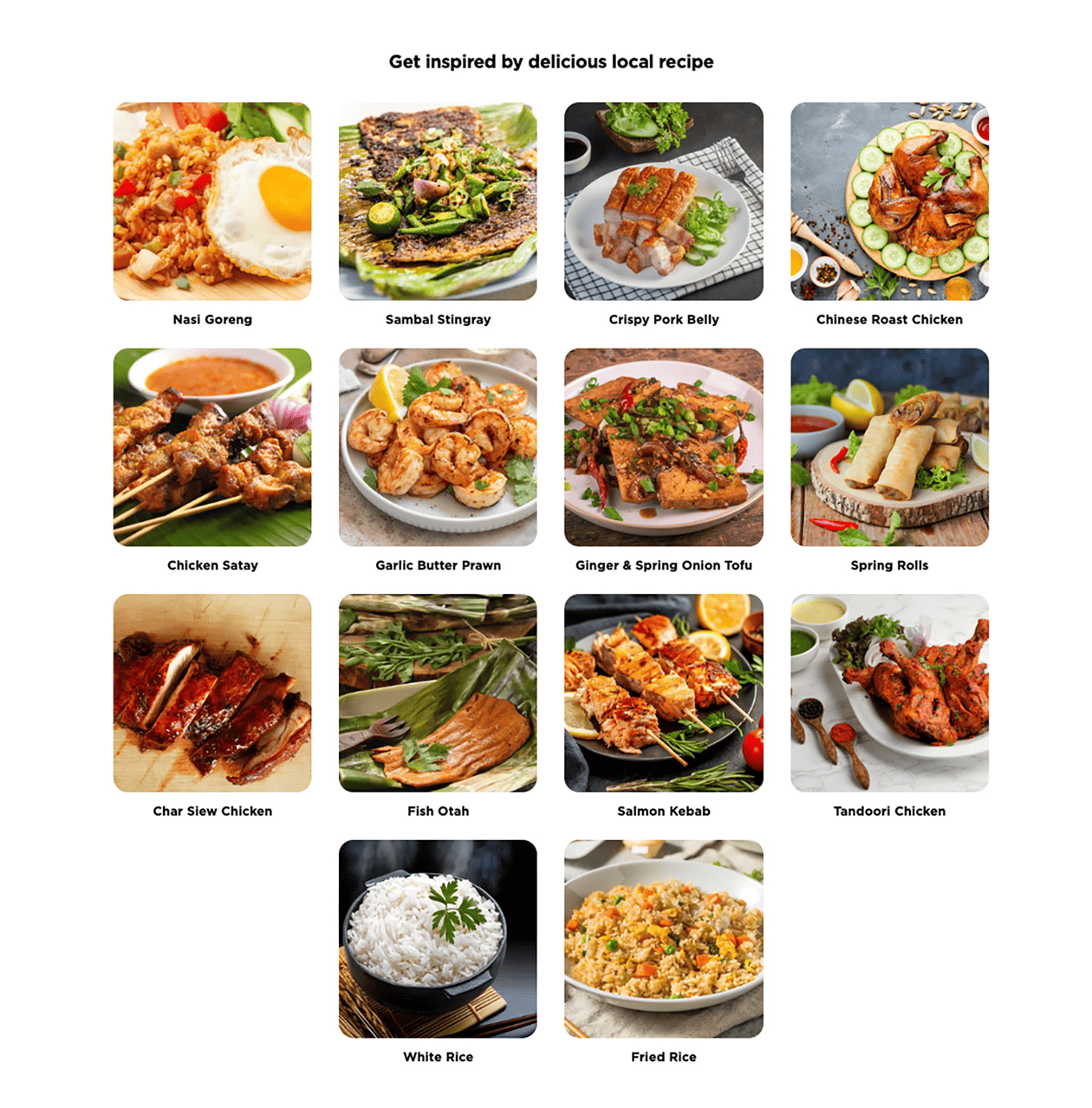 Get inspired by delicious local recipe