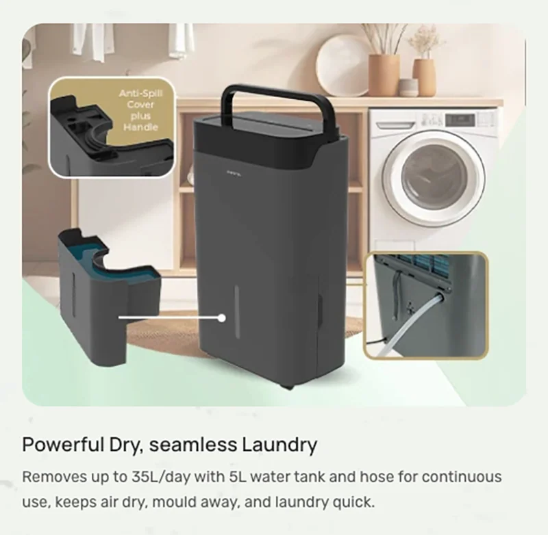 Powerful Dry, seamless Laundry