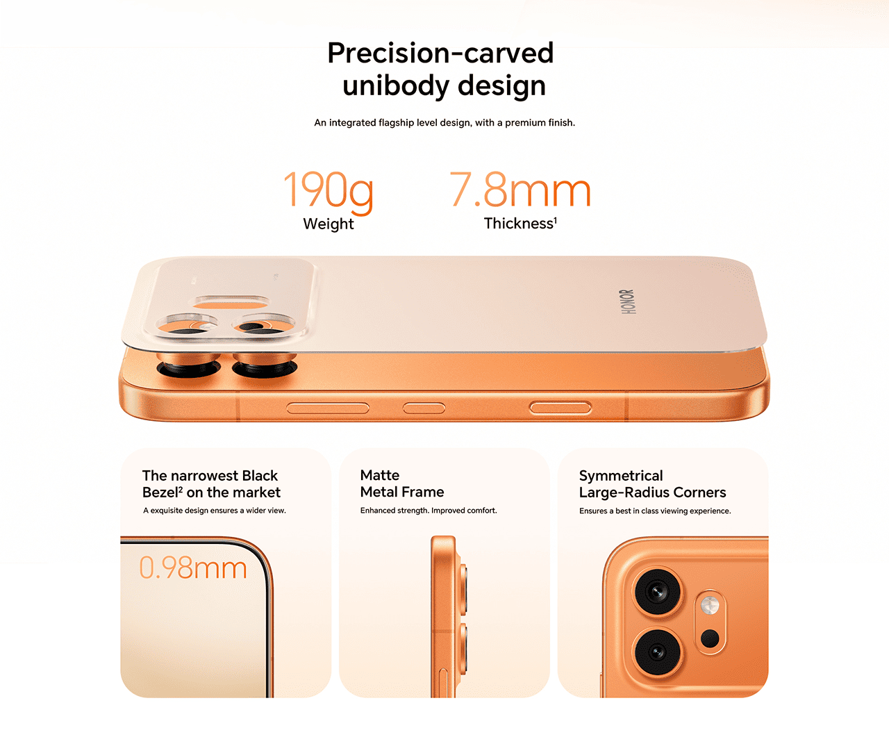 Precision-carved unibody design