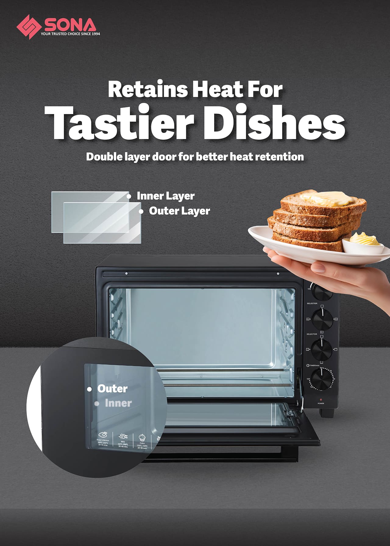 Retains Heat For Tastier Dishes