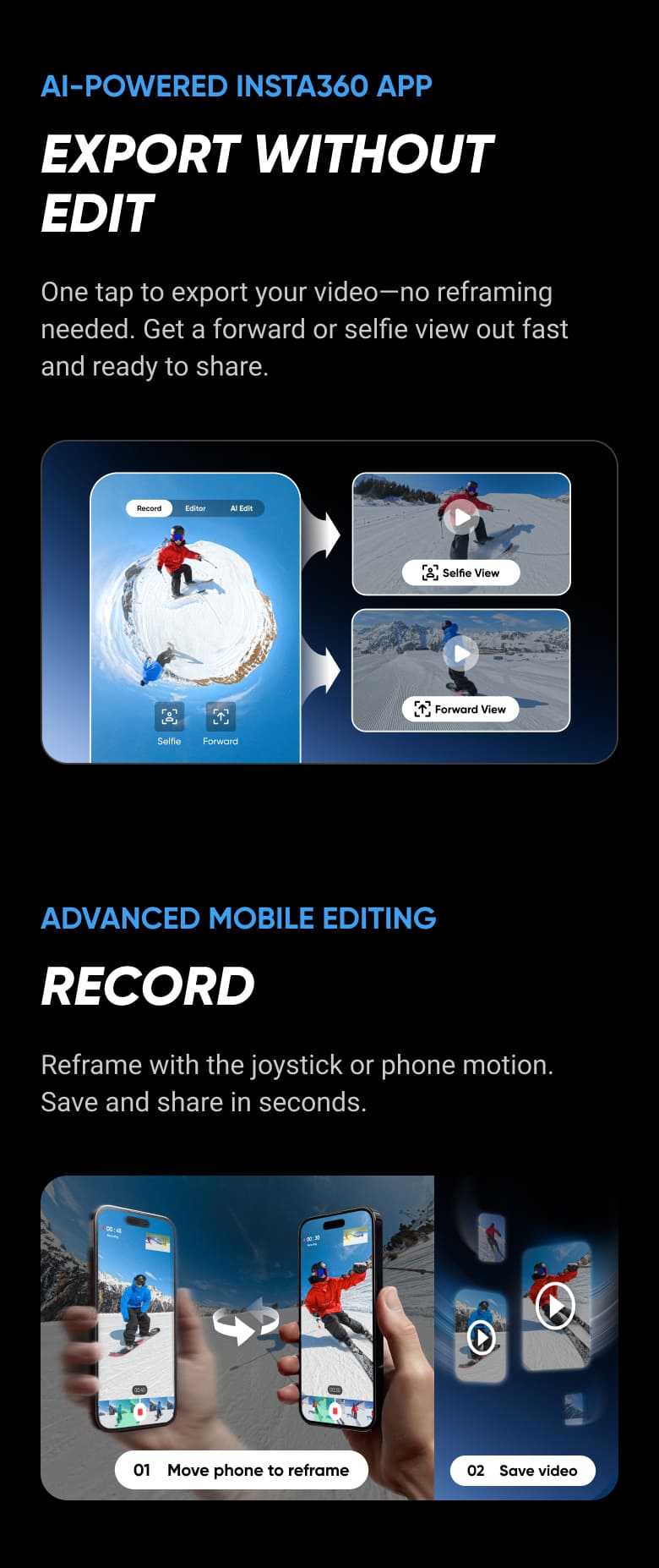 AI-POWERED INSTA360 APP | ADVANCED MOBILE EDITING