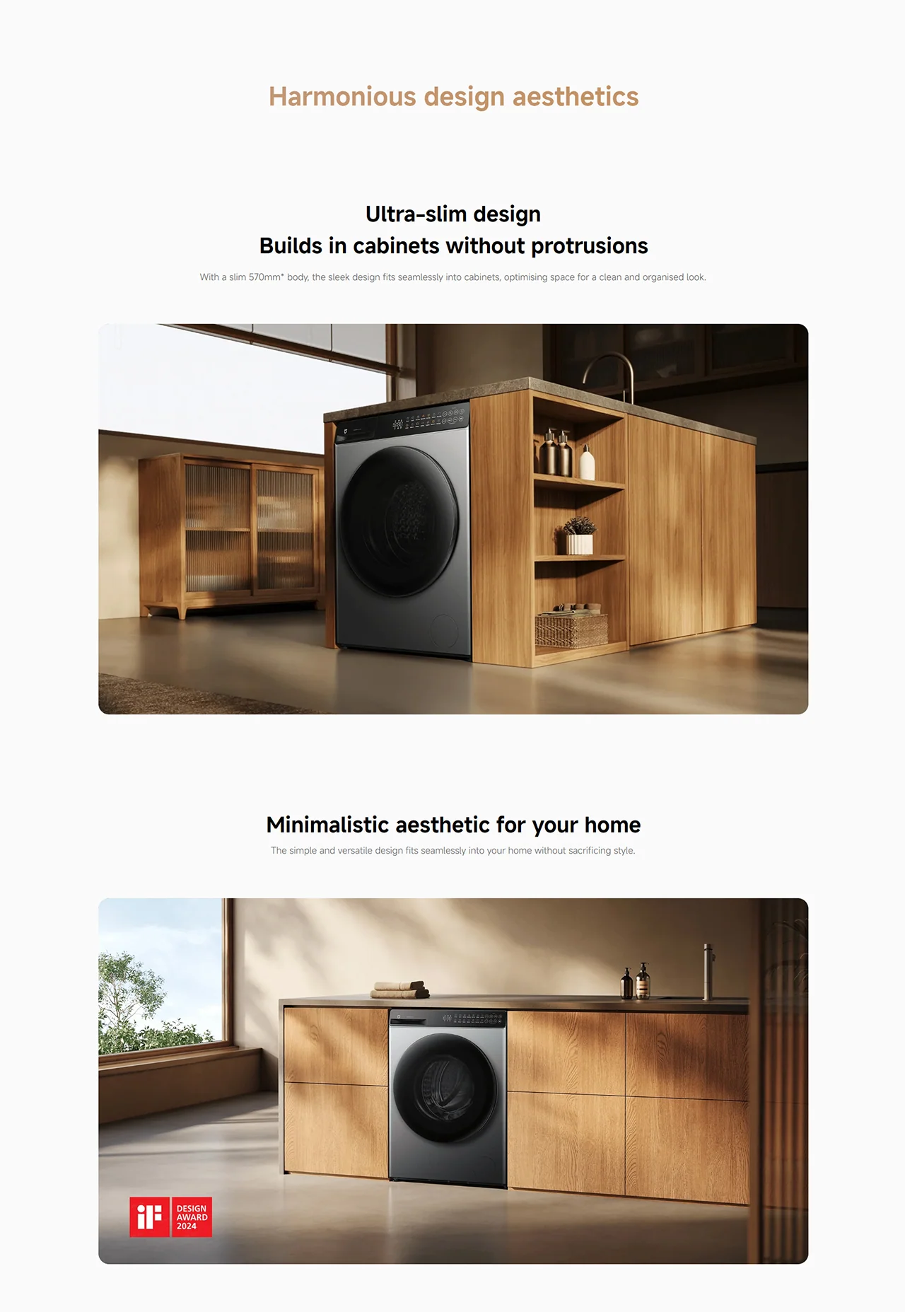 Harmonious design aesthetics
