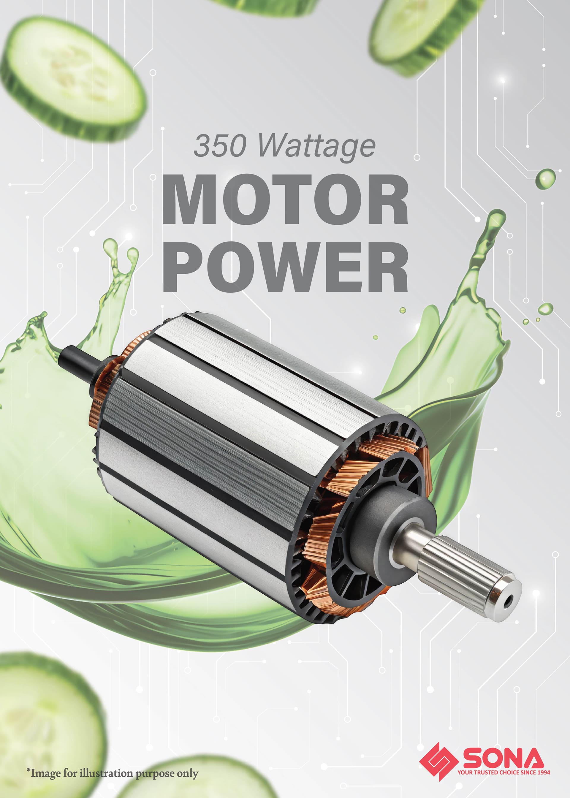 350 Wattage MOTOR POWER