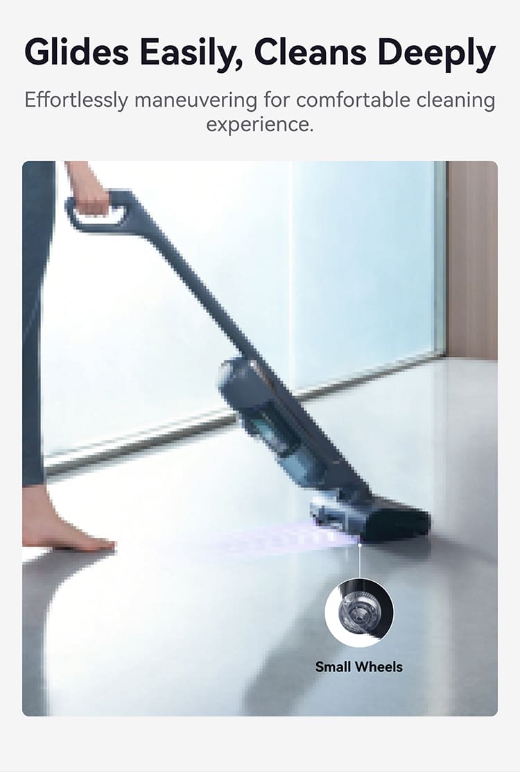 Glides Easily, Cleans Deeply