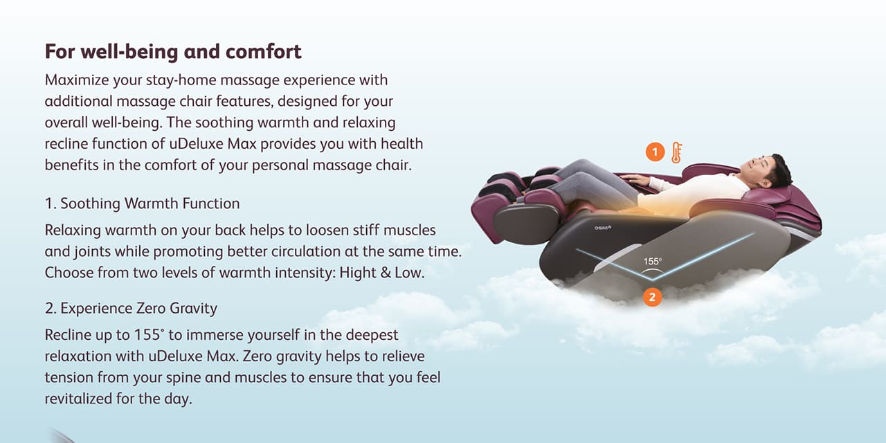 For well-being and comfort
