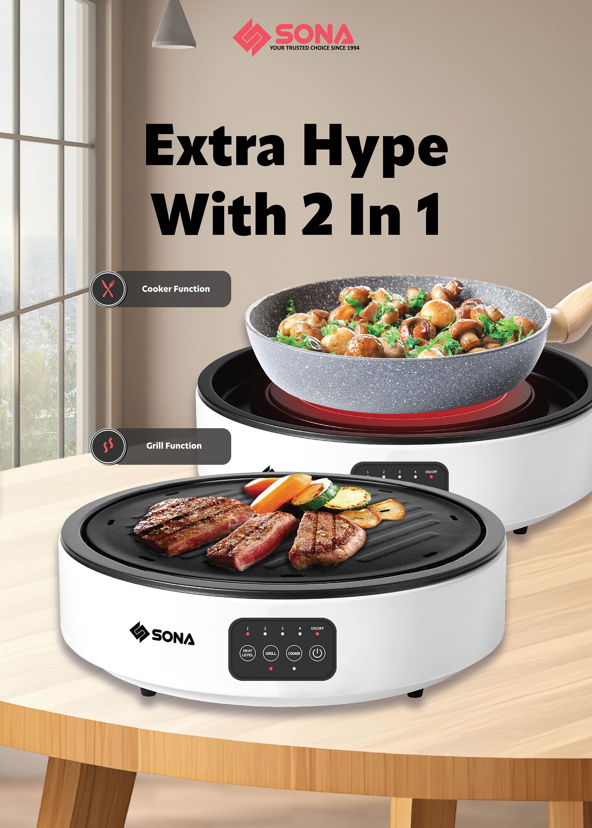 Extra Hype With 2 In 1