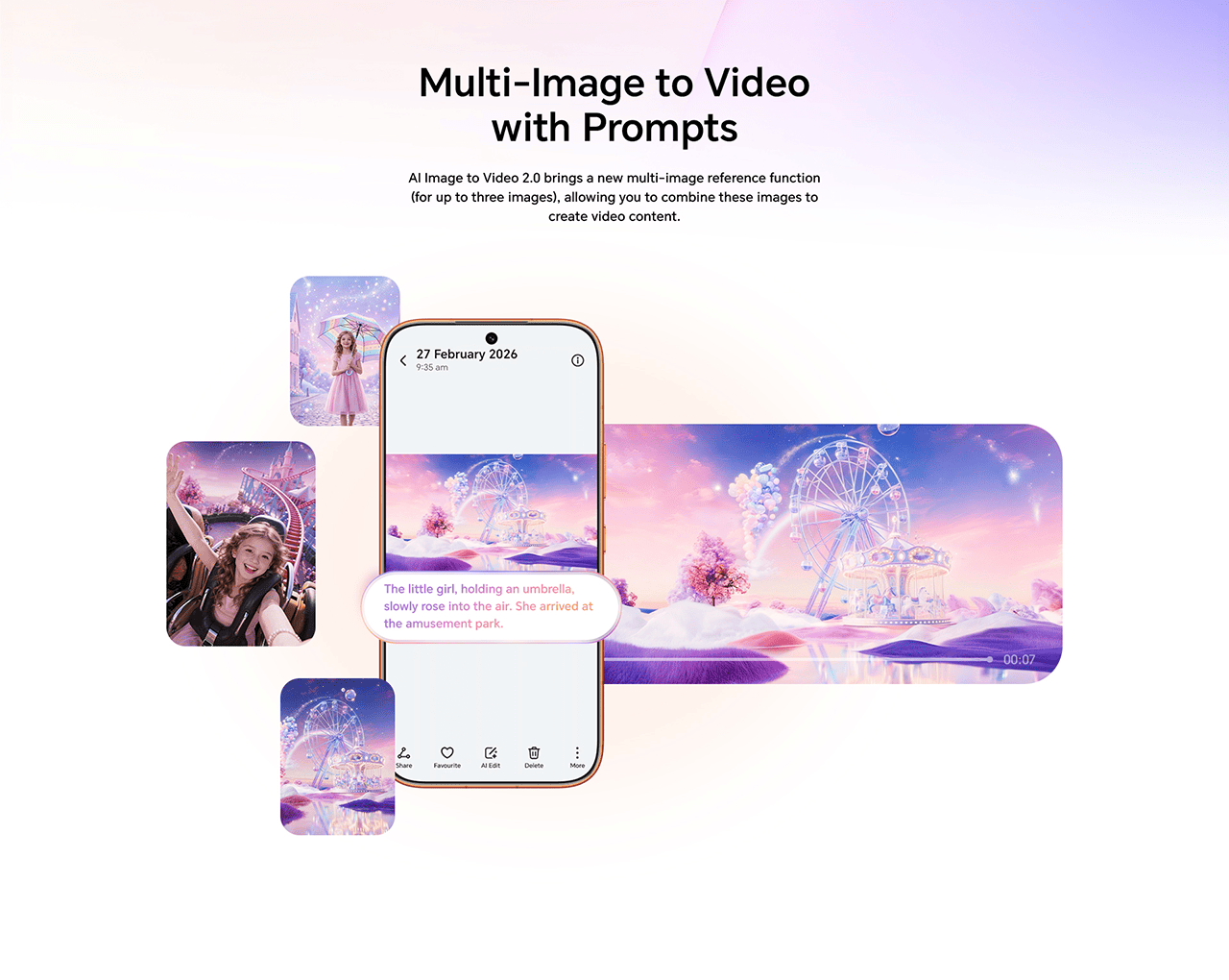Multi-Image to Video with Prompts
