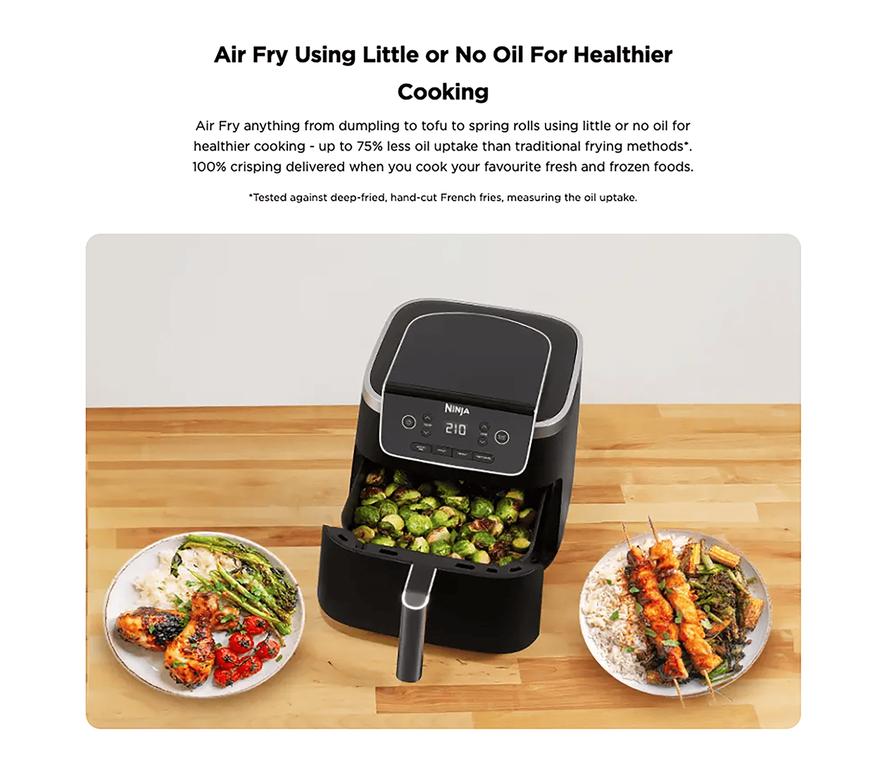 Air Fry Using Little or No Oil For Healthier Cooking