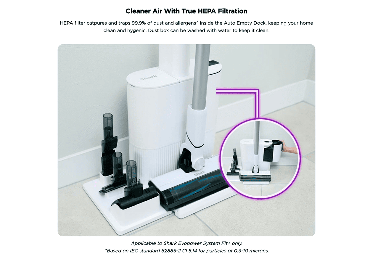 Cleaner Air With True HEPA Filtration