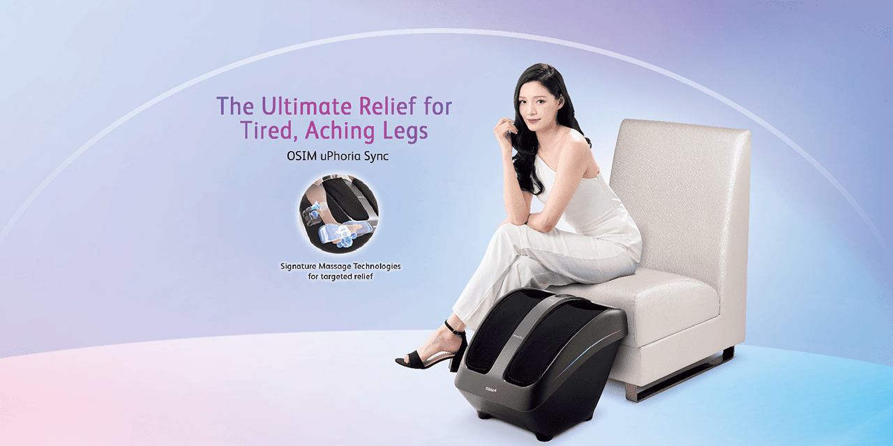 The Ultimate Relief for Tired, Aching Legs | OSIM uPhoria Sync