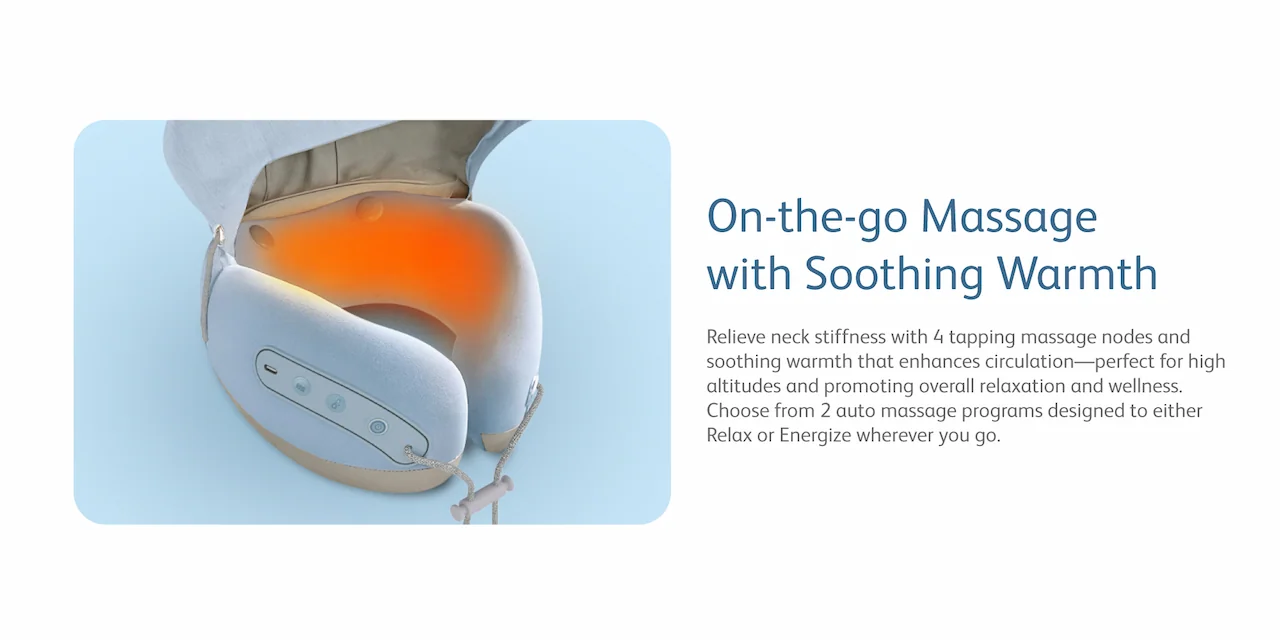 On-the-go Massage with Soothing Warmth