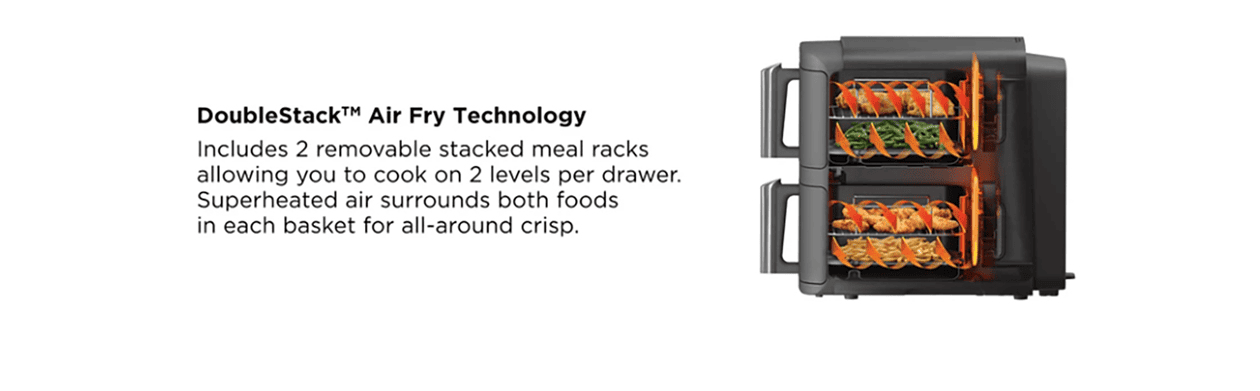 DoubleStack™ Air Fry Technology