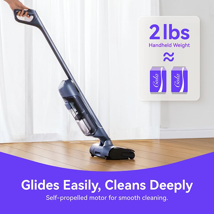 Glides Easily, Cleans Deeply