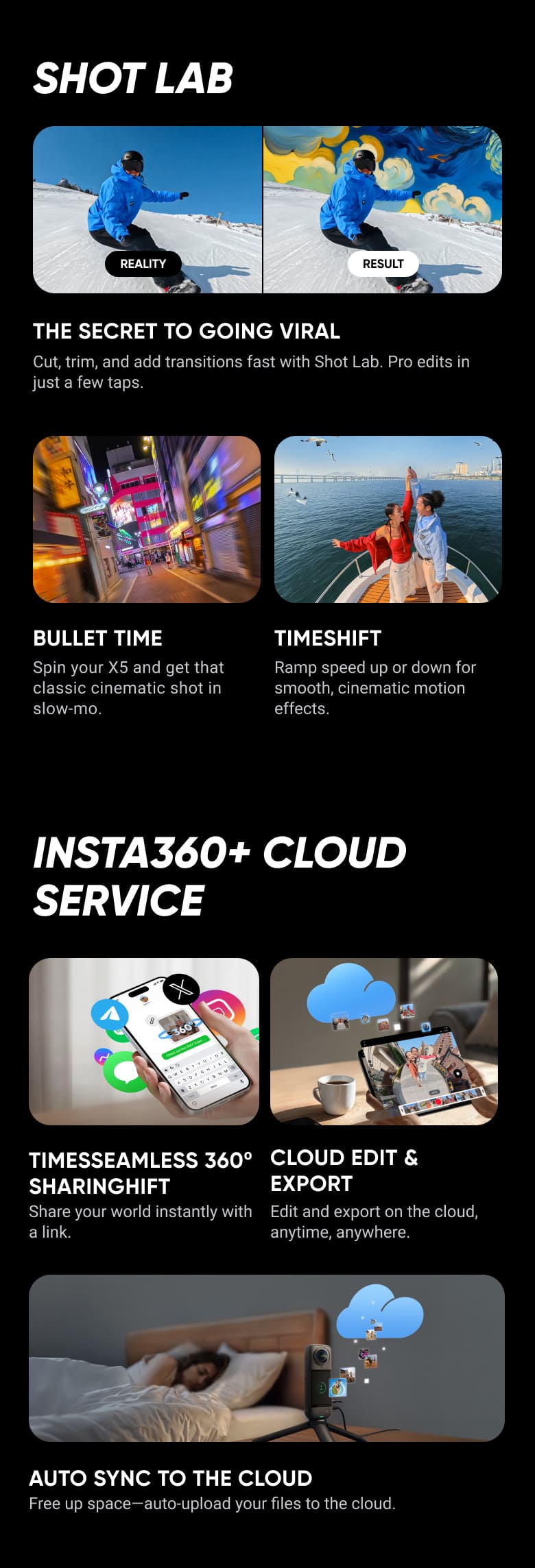SHOT LAB | INSTA360+ CLOUD SERVICE