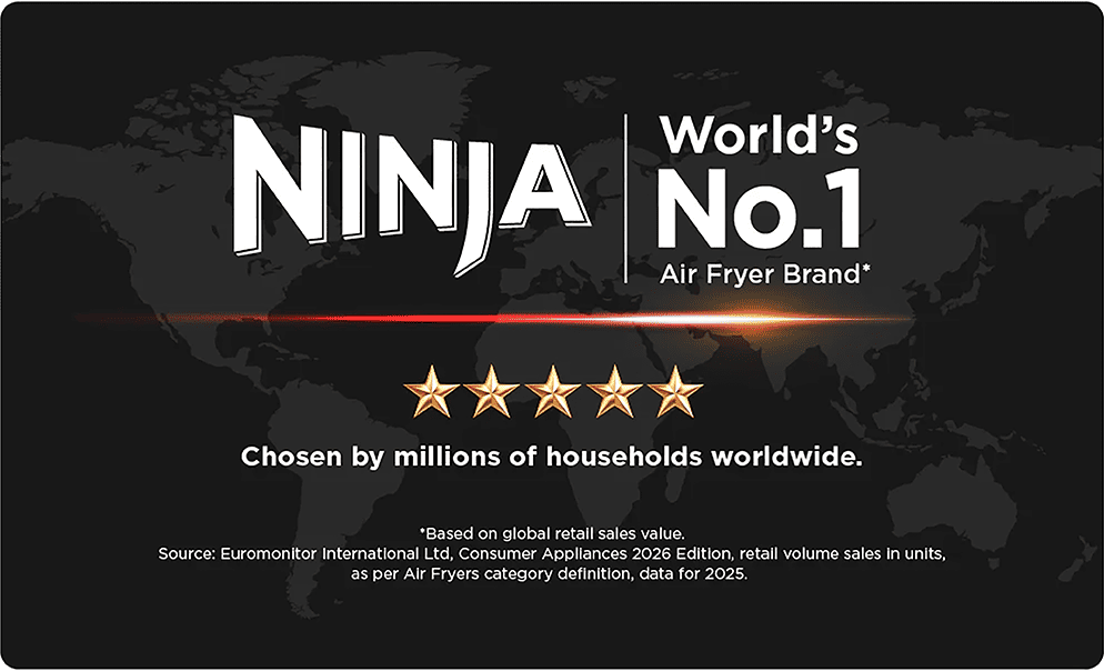 Ninja World's No. 1 Air Fryer Brand